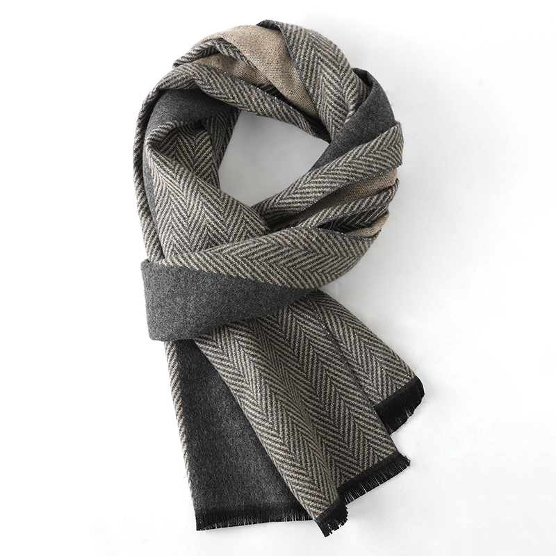 Luxury Winter Men Scarf Shawl  - Wool Scarf Men ulasan dan harga